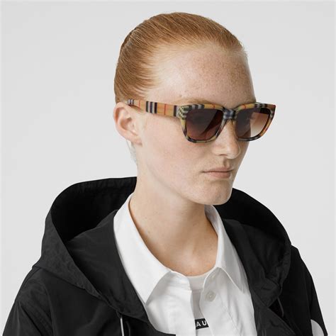 womens burberry square sunglasses|burberry vintage check sunglasses.